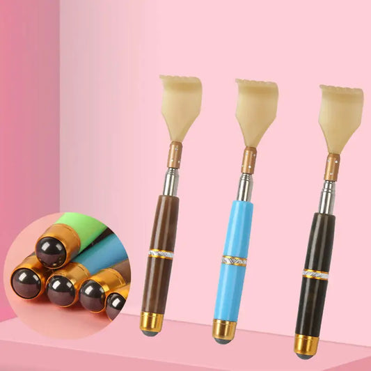 Extendable Magnetic Ball Hackle Back Scratcher With Magnet Telescopic Scratching Backscratcher Massager Back Scraper